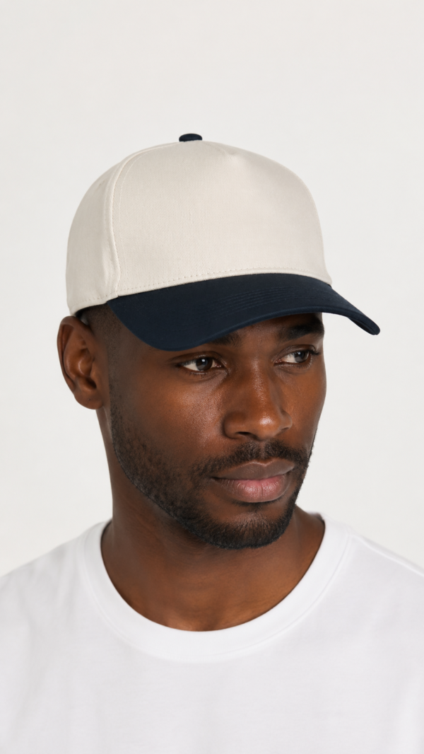 Plain Two-Tone cotton Baseball Caps